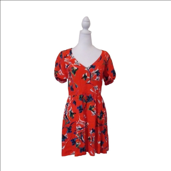 🐈‍⬛Floral Red Dress - Picture 4 of 10